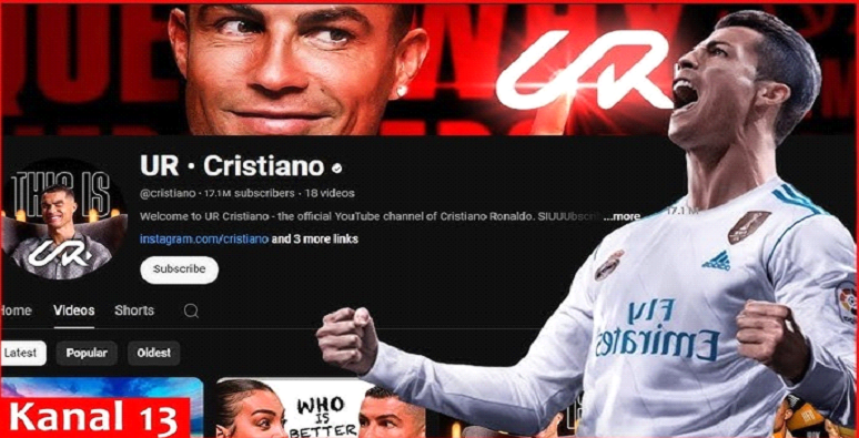 Cristiano Ronaldo - The Fastest Golden Button till Date