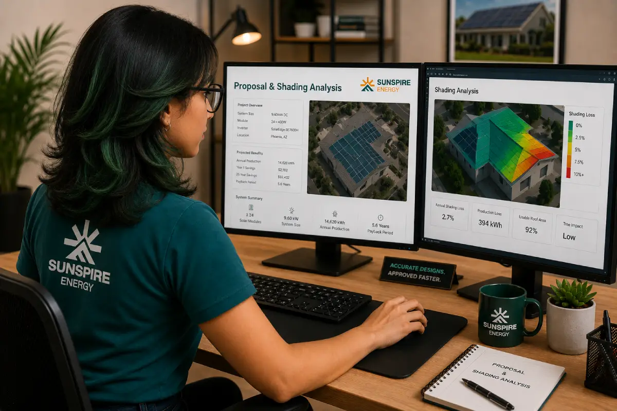 Home Solar Proposal Shading Analysis